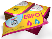 заказать печать 3000 сертификатов «Евро»
